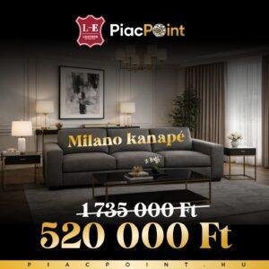 Prémium Olasz Nubuk Bőr Kanapé – MILANO